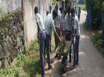 Cleaning Activity in connection with Gandhi Jayanthi